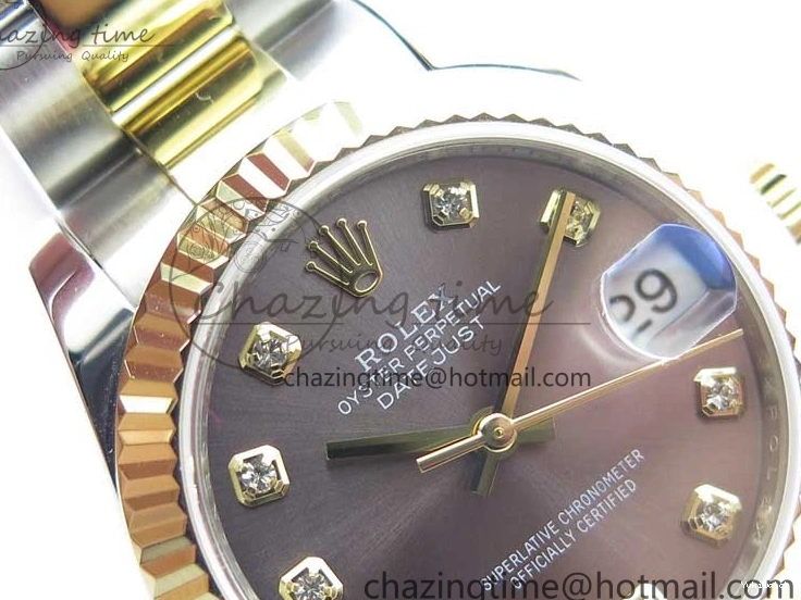 YG SS Maker 278273 Dial Diamonds YG Bracelet Datejust 31mm Best Gray Edition SS BP on Oyster 0127